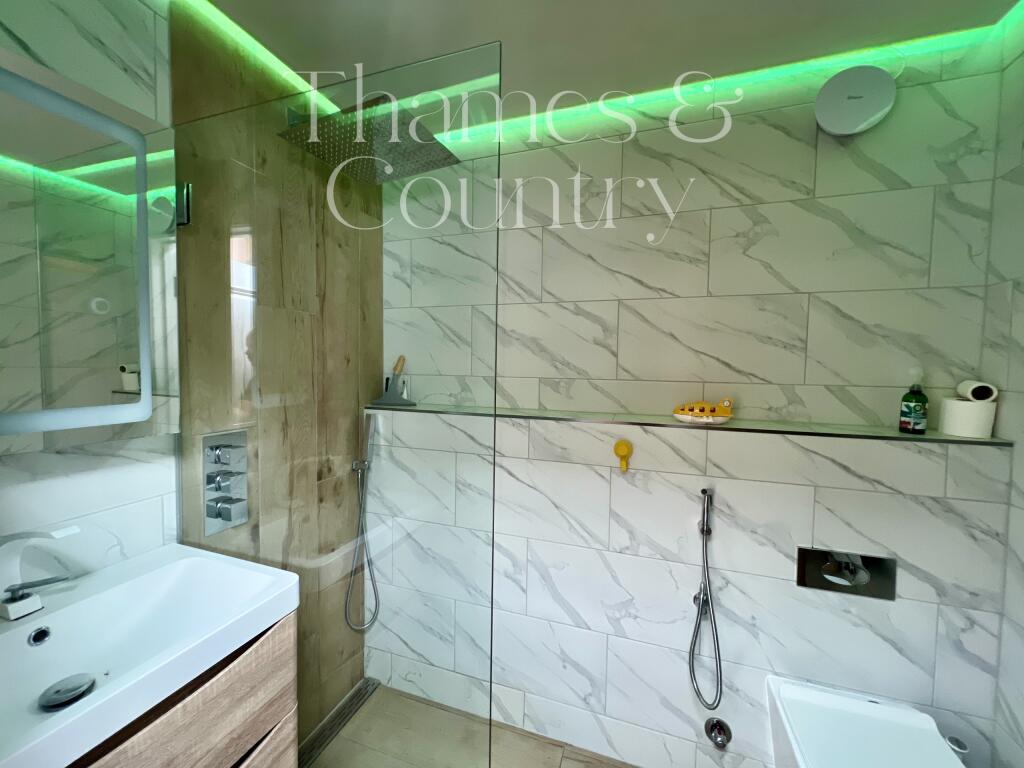 Shower room off utility area