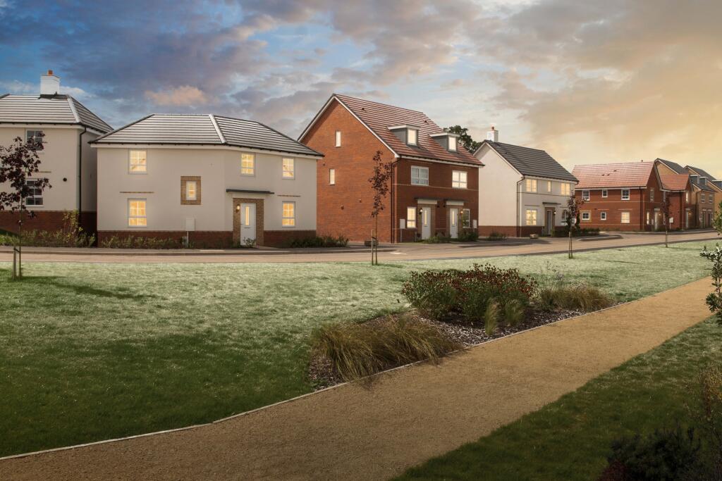 Exterior view of our 3 bed Lutterworth and 4 bed Alnmouth homes