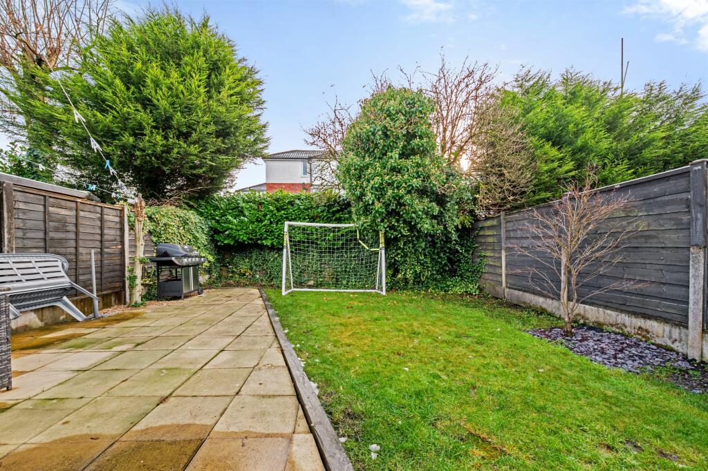 Rear Lawn and Patio