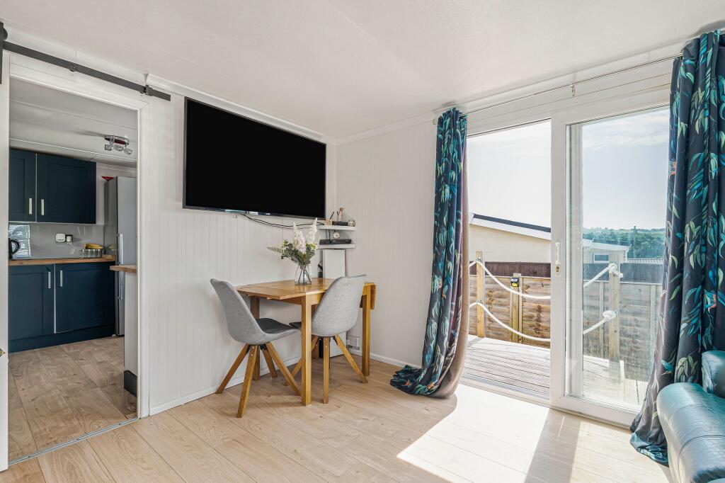 Living room onto sun deck