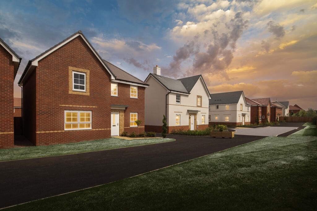 Exterior view of our 4 bed Radleigh &amp; Alderney homes