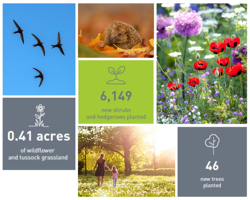 Folliott's Manor development in Stourport on Severn sustainability features