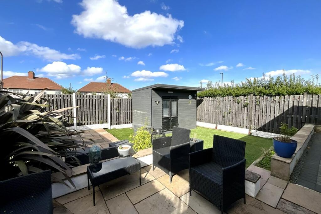 Rear garden