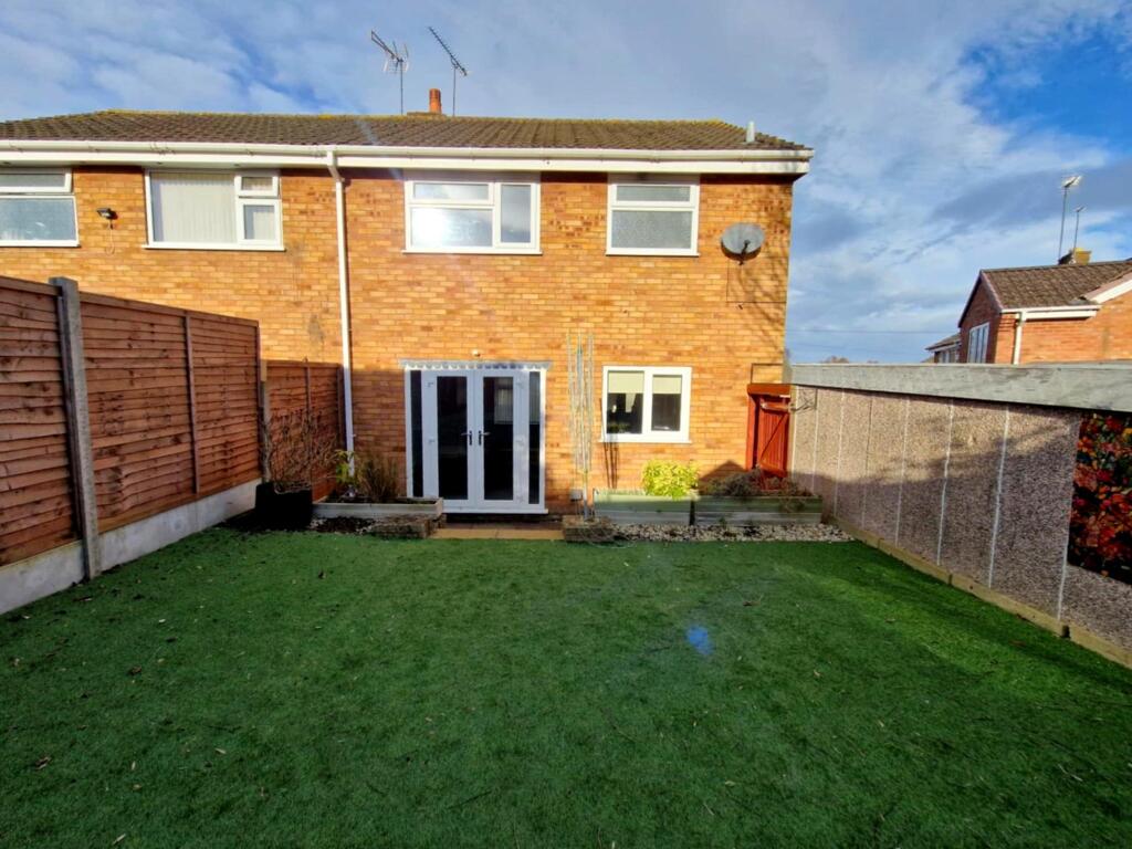 Rear of property
