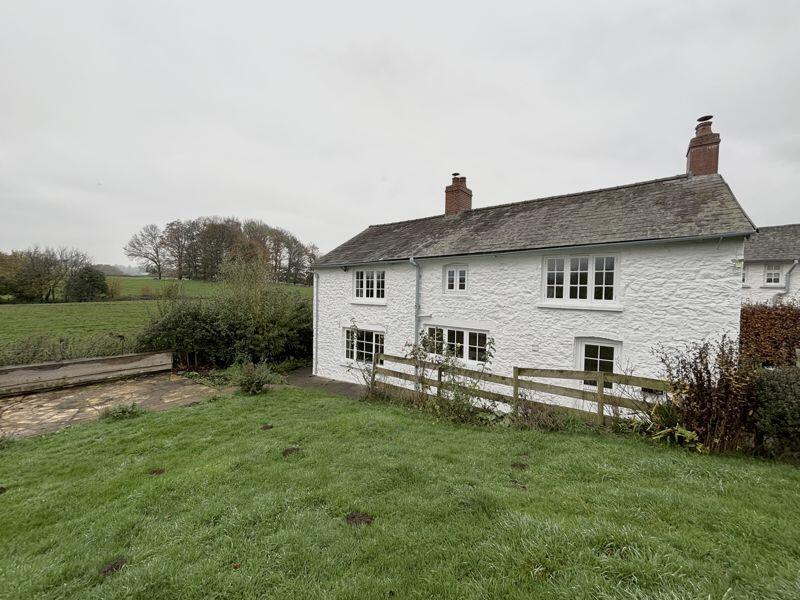 Rear elevation and garden