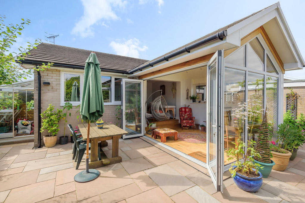 Sheltered patio 
