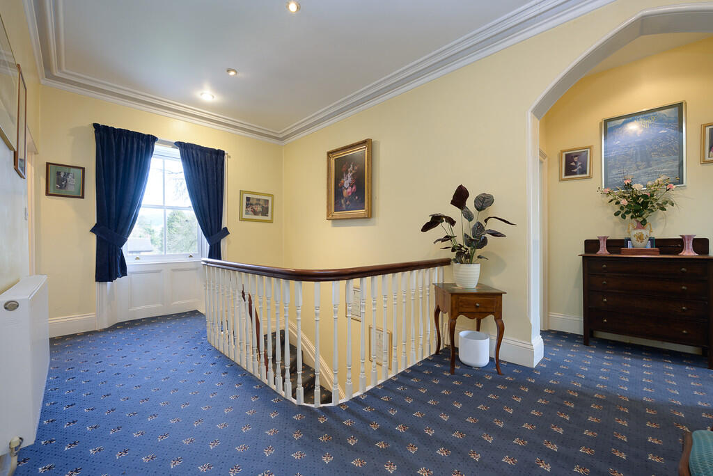 The galleried lan...