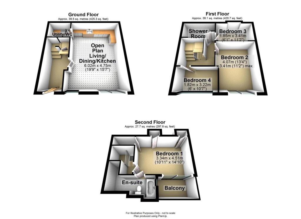 Marygate Mews, York, 3D
