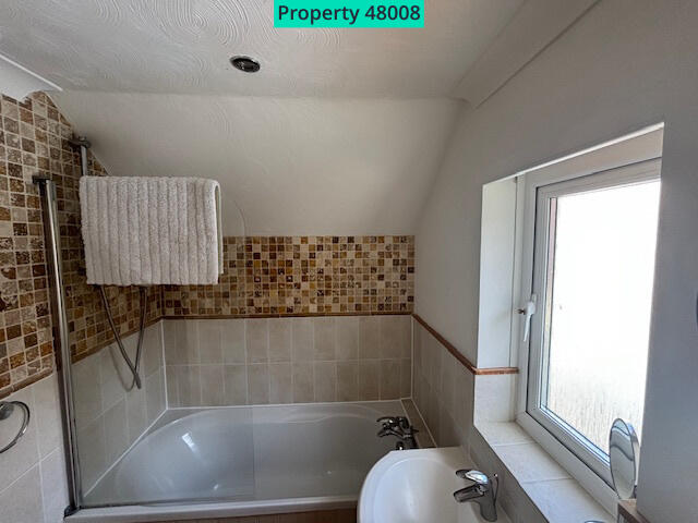 Bathroom showing shower