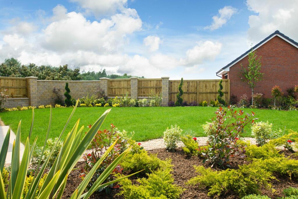 Amberswood Rise show home gardens
