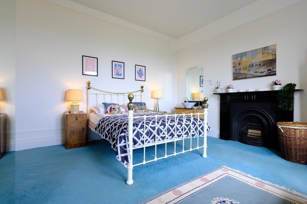 Bedroom 2 with fireplace