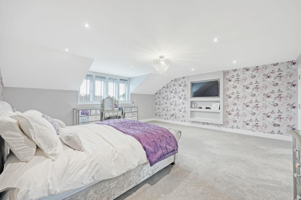 Media Wall to Master Bedroom