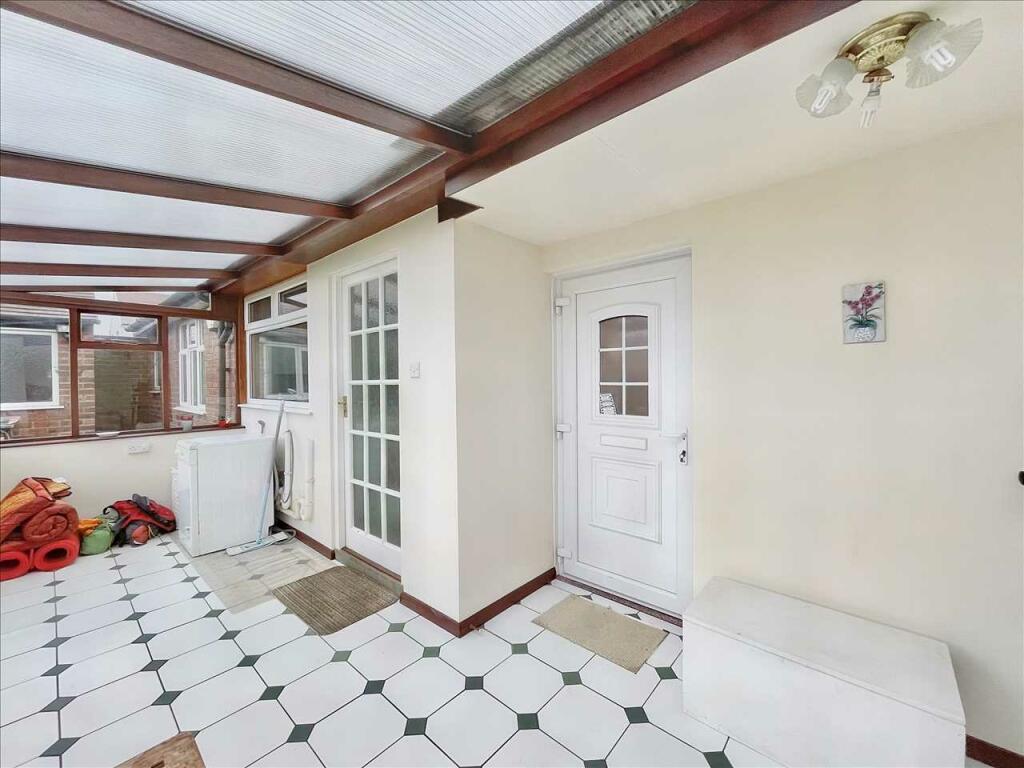 Rear porch