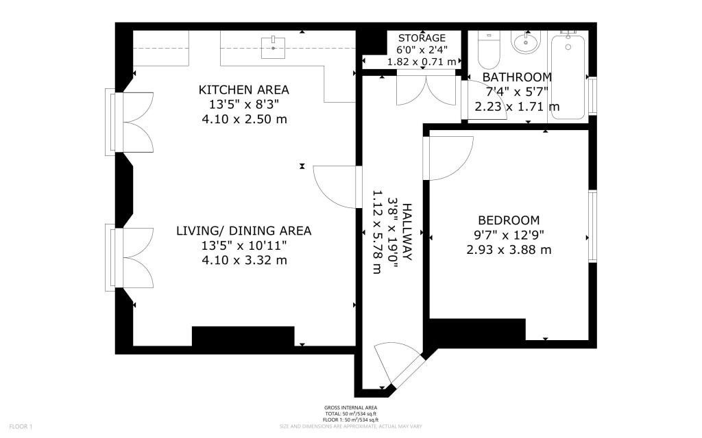 Flat C, 223 Stoke Newington Church Street, Stoke Newington, London, N16 9ET