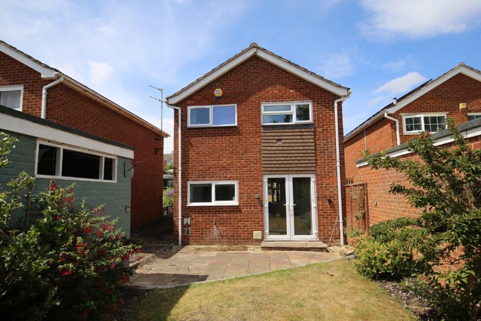 Rear of property