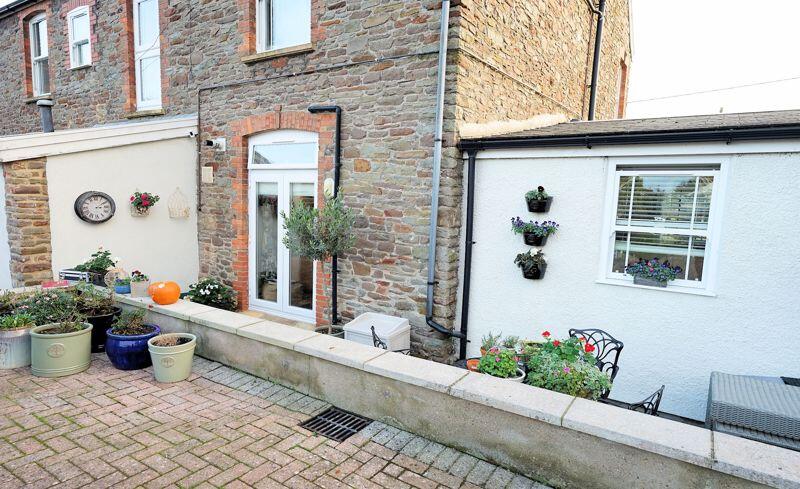 French doors from living room