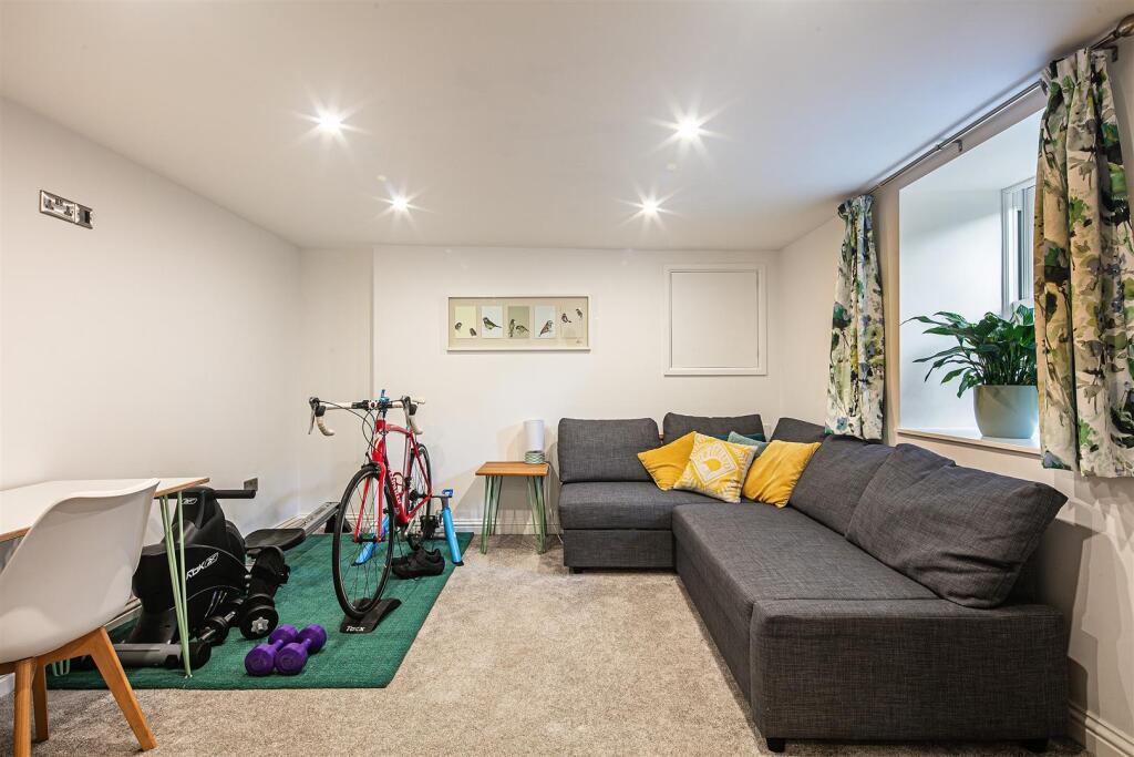 Basement reception/games room