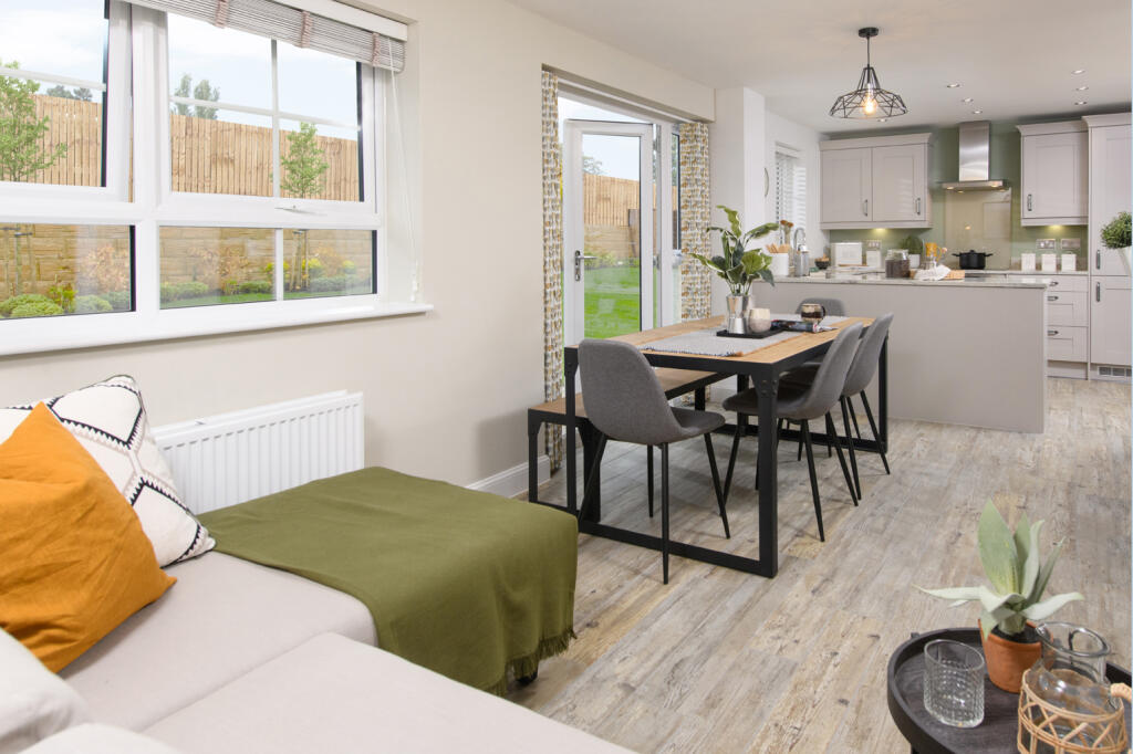 open plan kitchen 4 bed radleigh