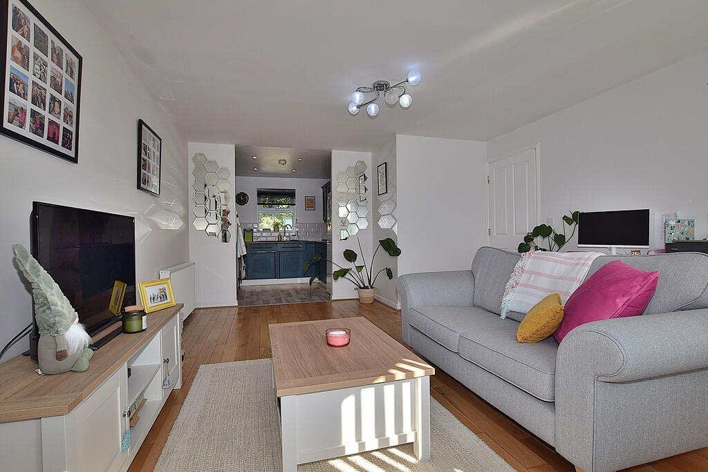 living to kitchen...