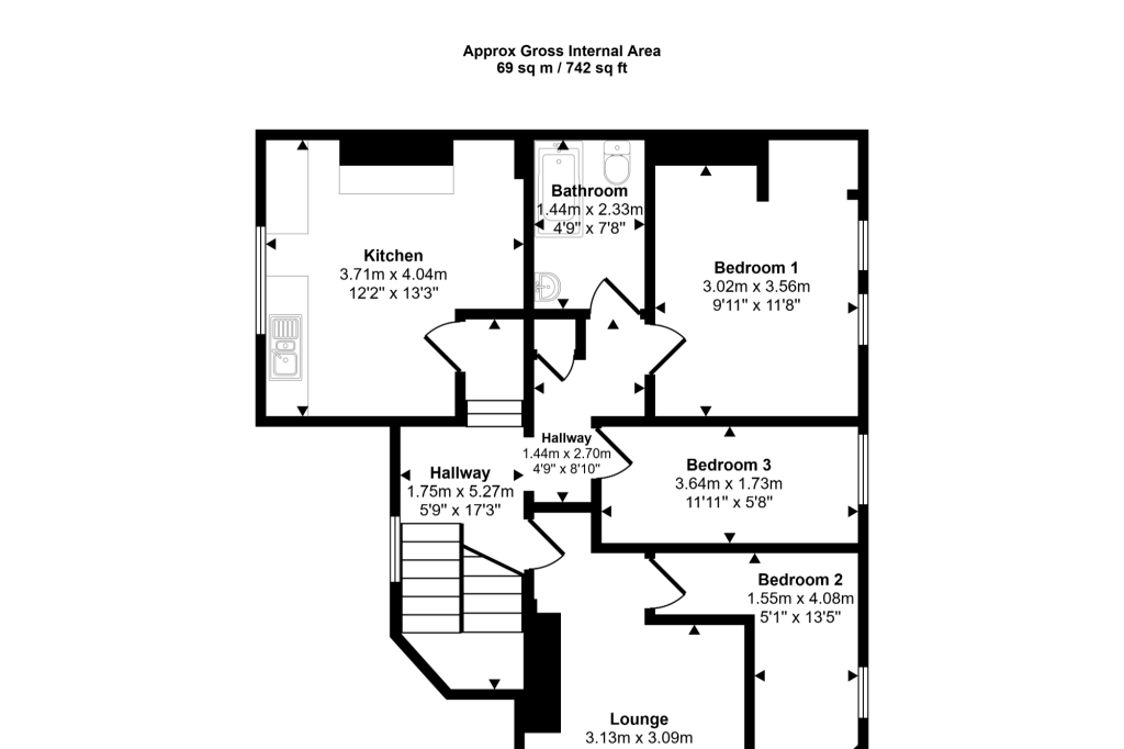 Flat 3, 59 Strathblaine Road, Battersea, London, SW11 1RG