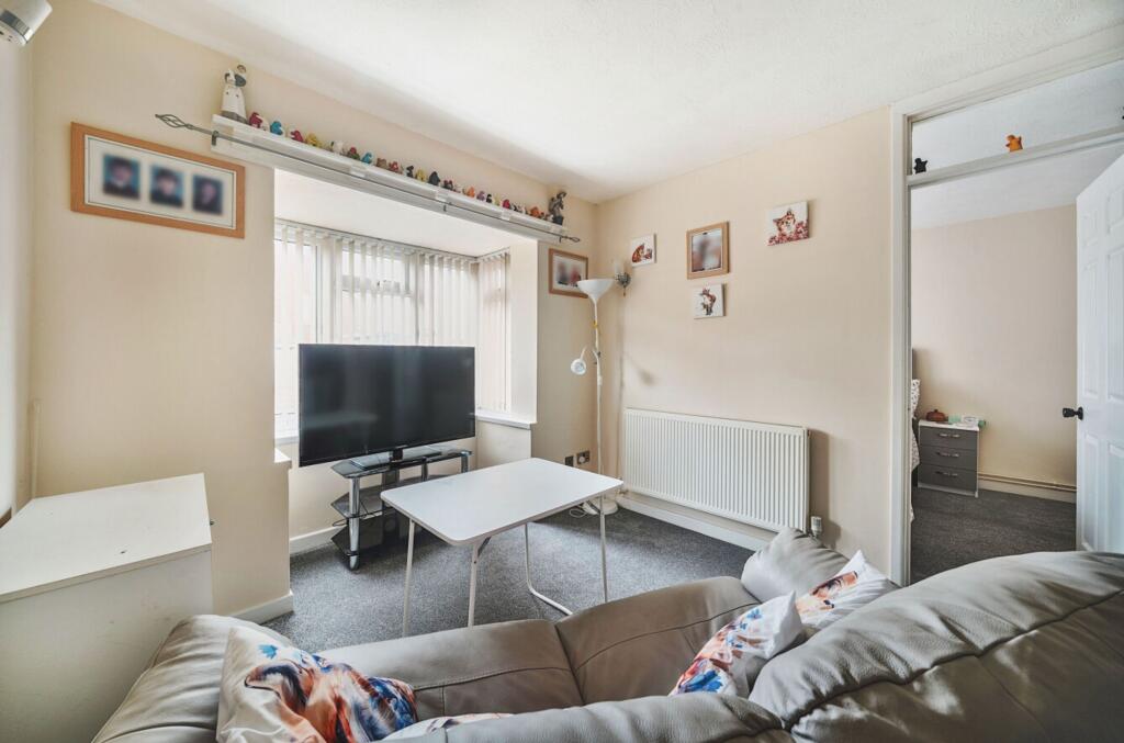Open plan living room and kitchen