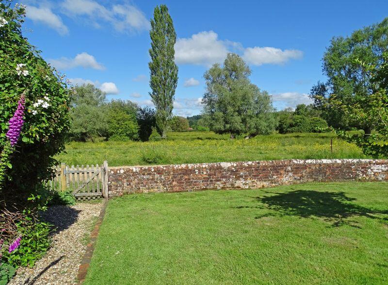 Garden with view over Breamore marsh
