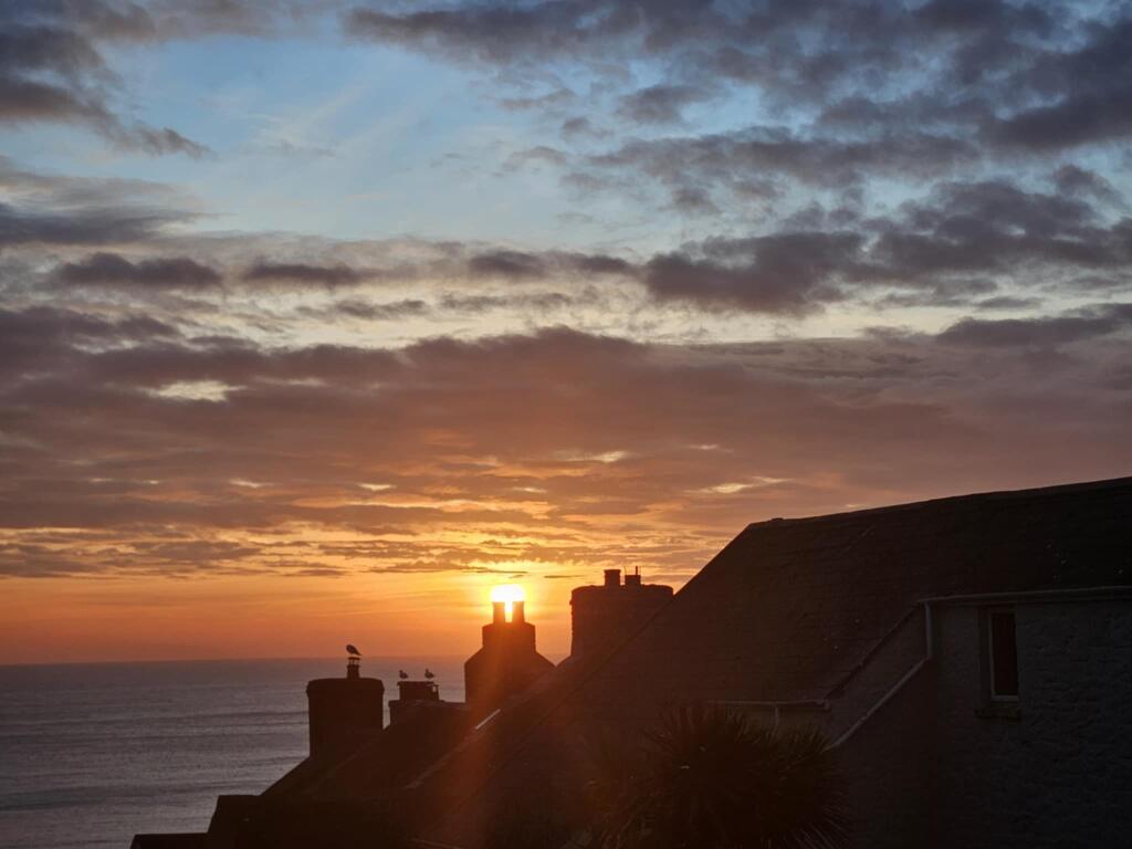 Sunset Viewed From House