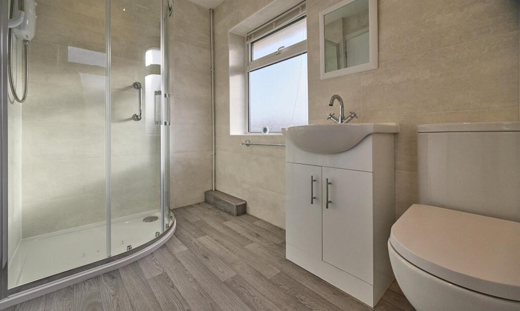 Rear Refitted Shower Room