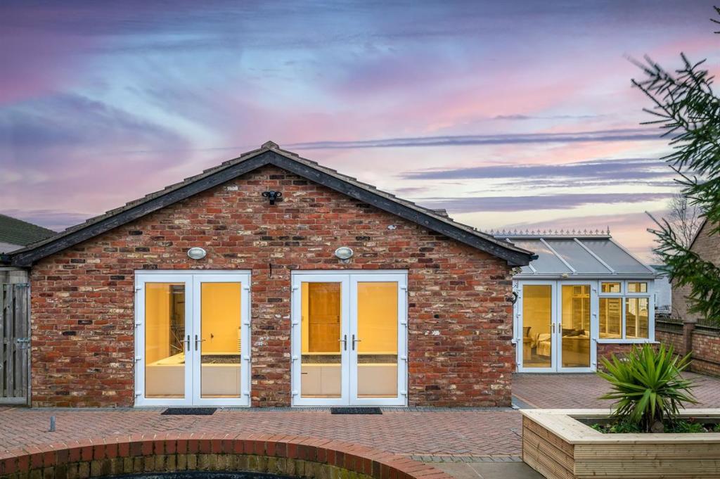 Rear of house
