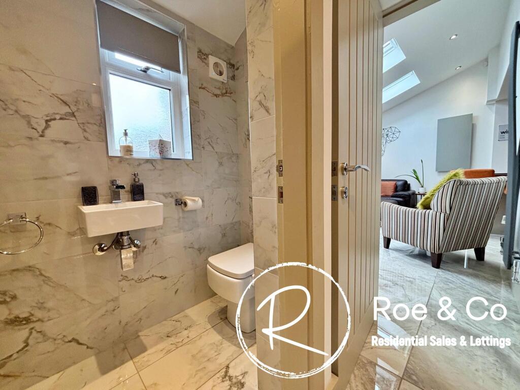 Downstairs shower room