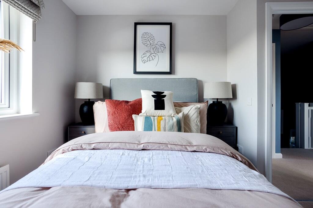 Bedroom two can fit a double bed or sizeable single
