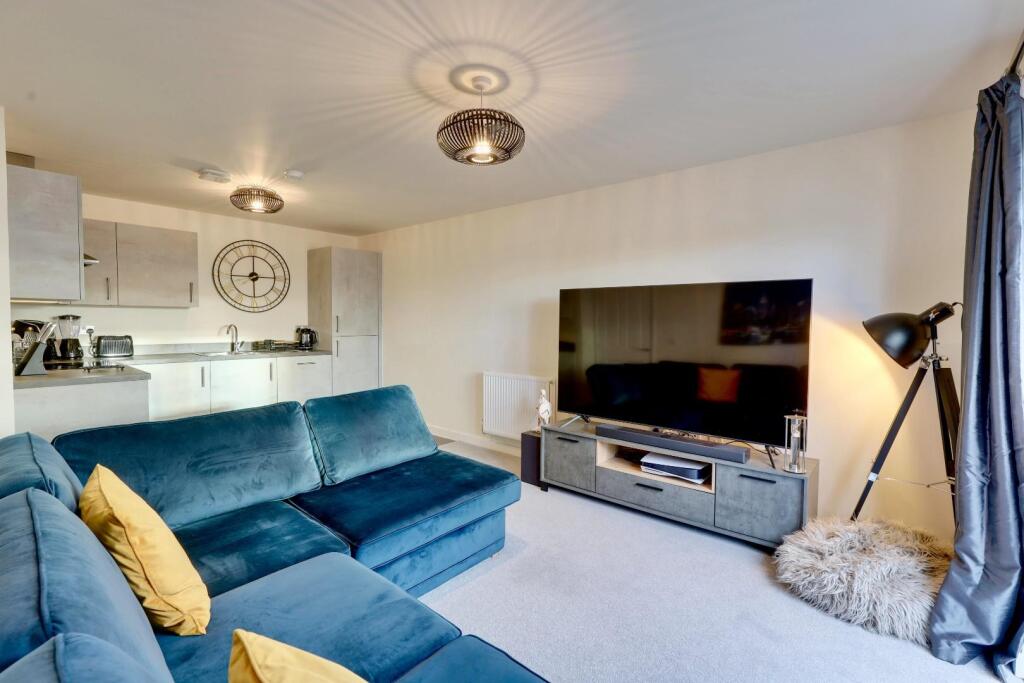 Living room and kitchen