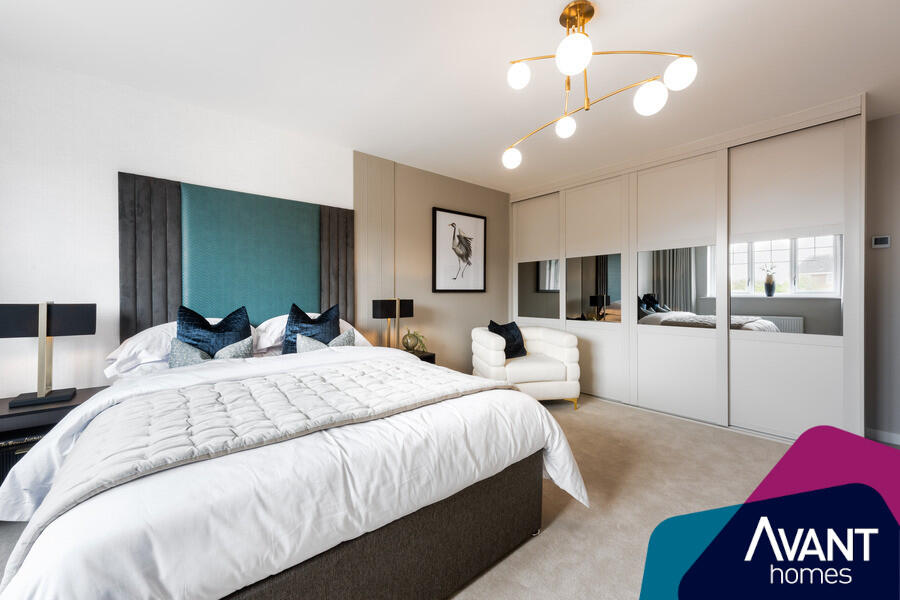 Indicative Bedroom, Contemporary Modern Decoration