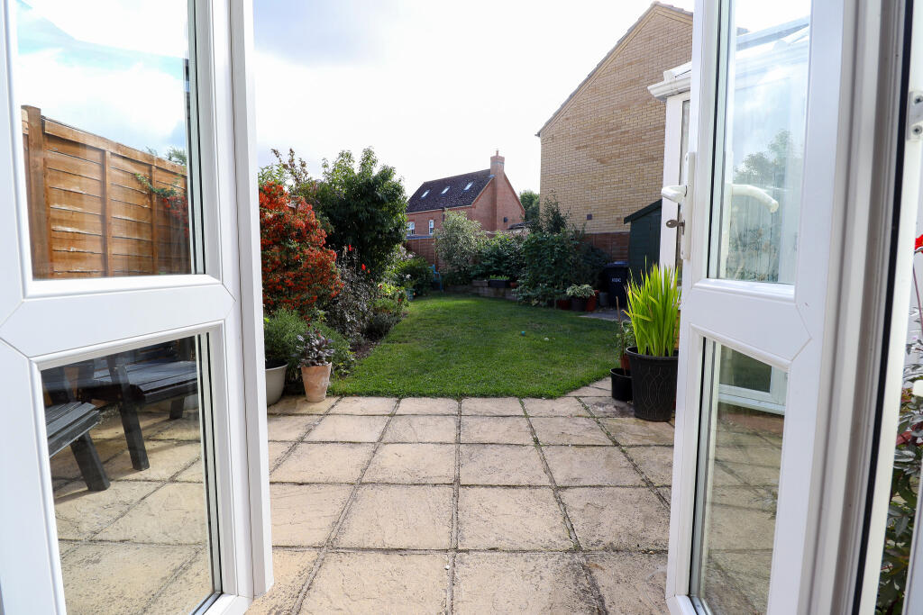 Patio doors to garden