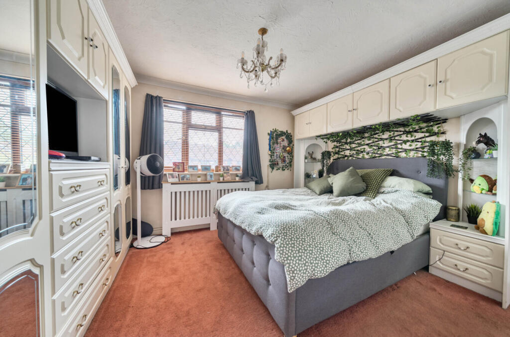 Bedroom 1 with wardrobes