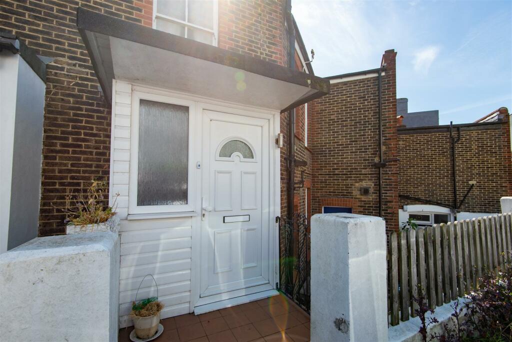 front of property