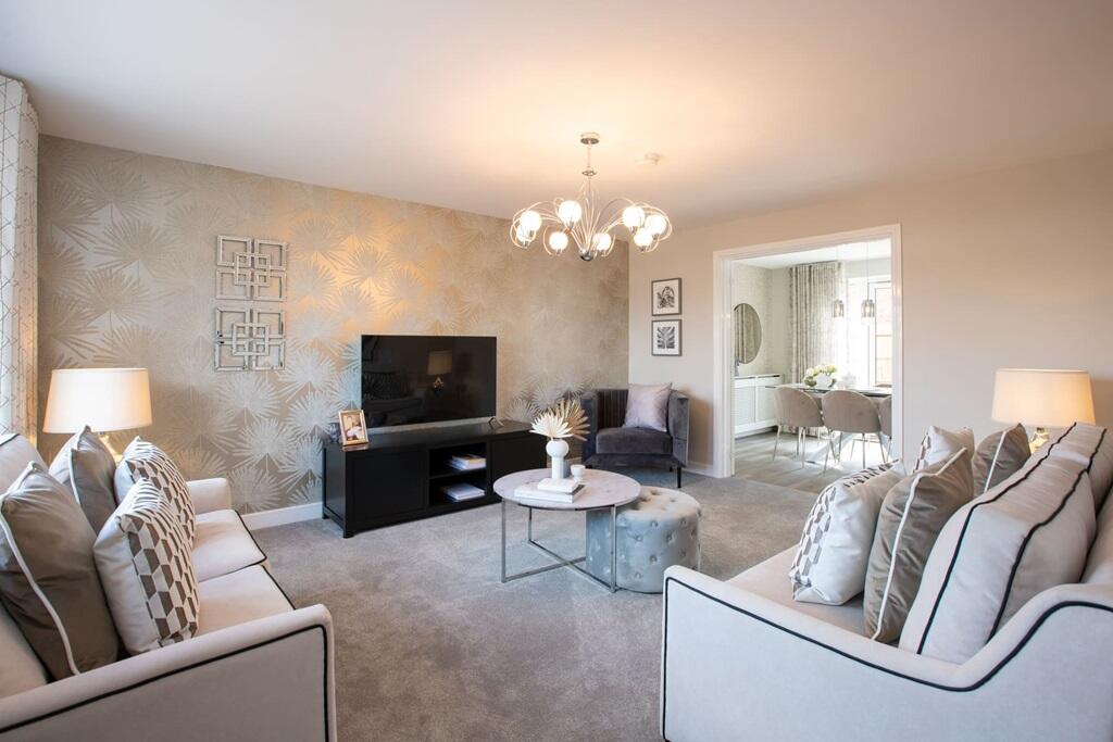 Plenty of space for two sofas