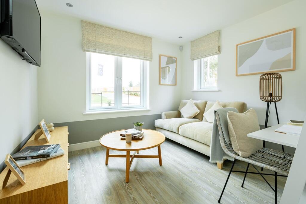 Flexible living space could be a great family room or dedicated home office
