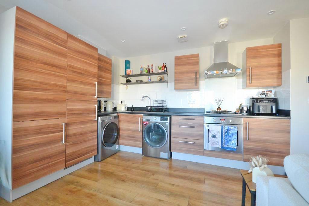 Open plan kitchen area