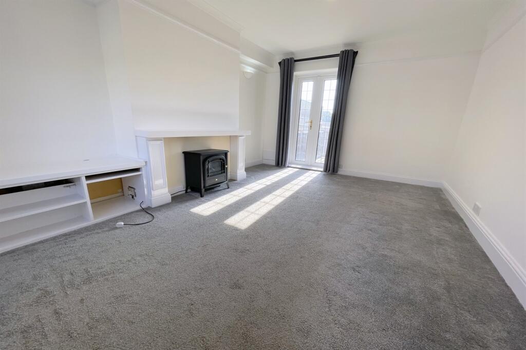 Lounge with doors to