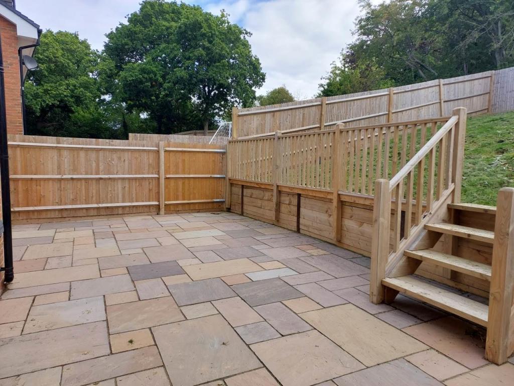 Rear patio