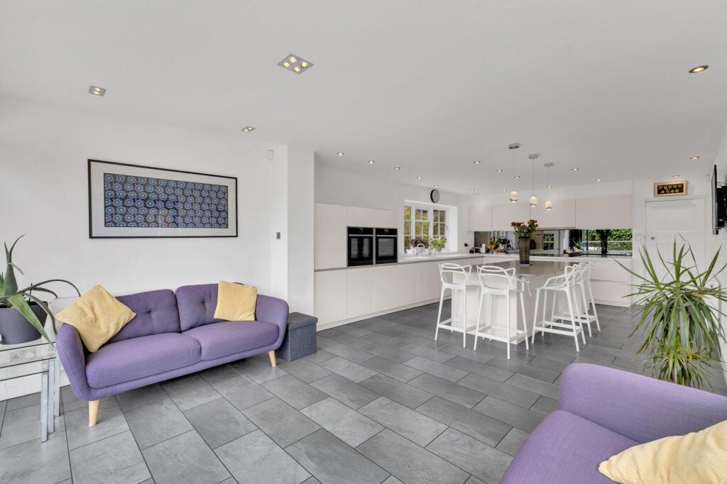 Open-plan kitchen/living area