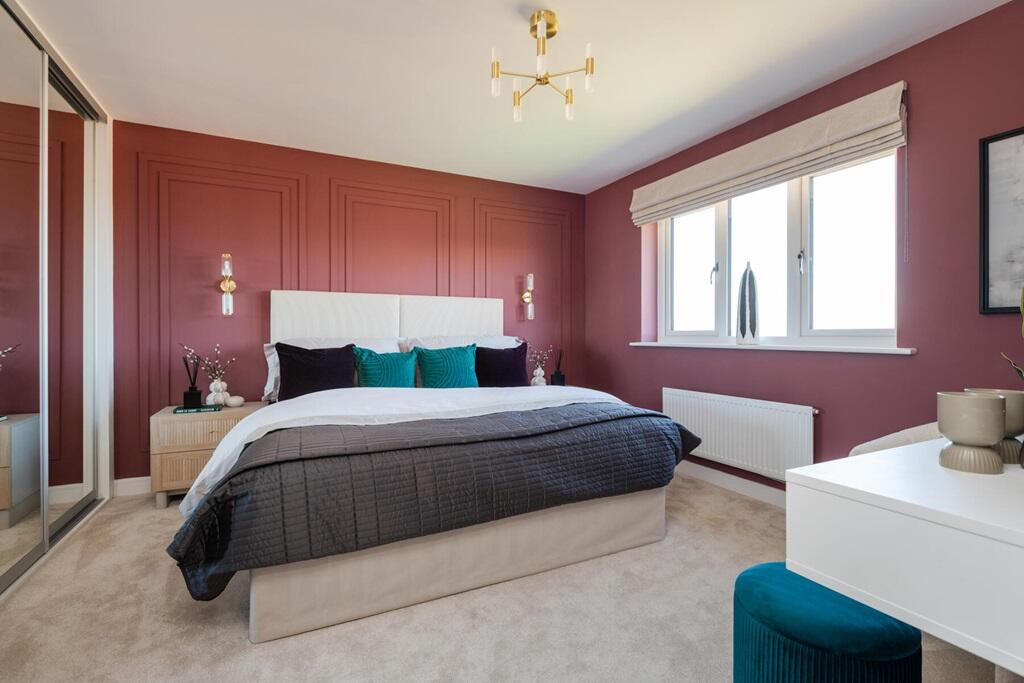Bedroom 2 offers plenty of space to add fitted wardrobes