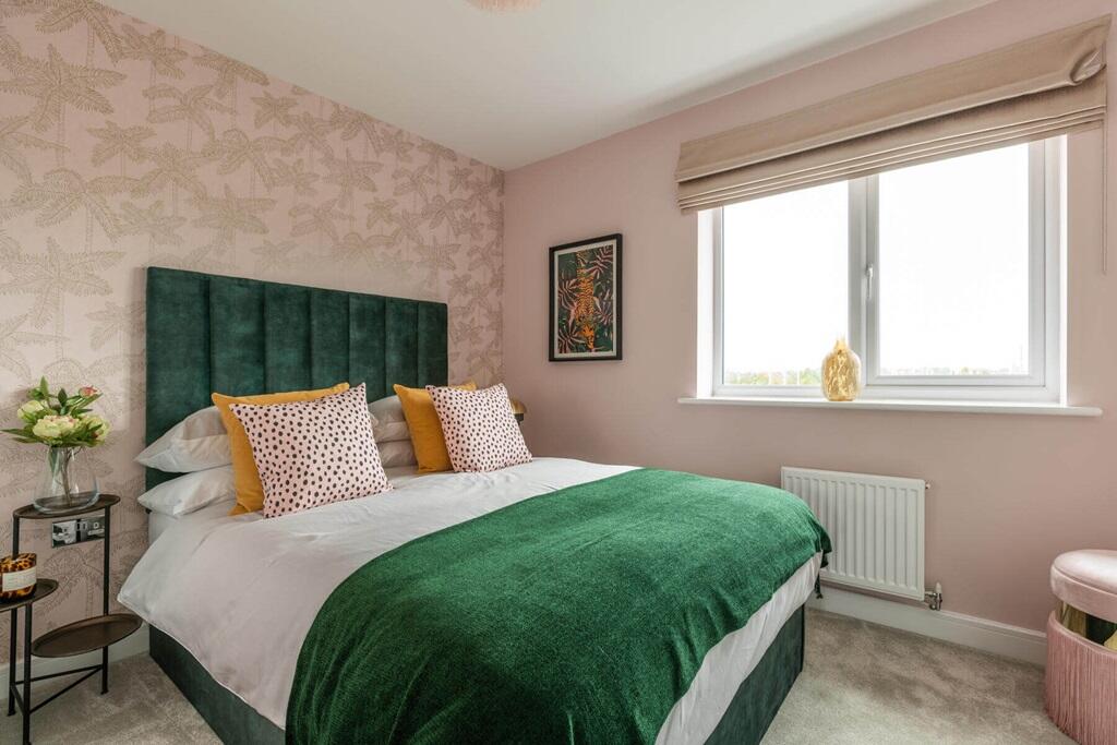 The main bedroom offers a place to relax away from the rest of the home