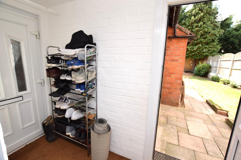 enclosed rear porch