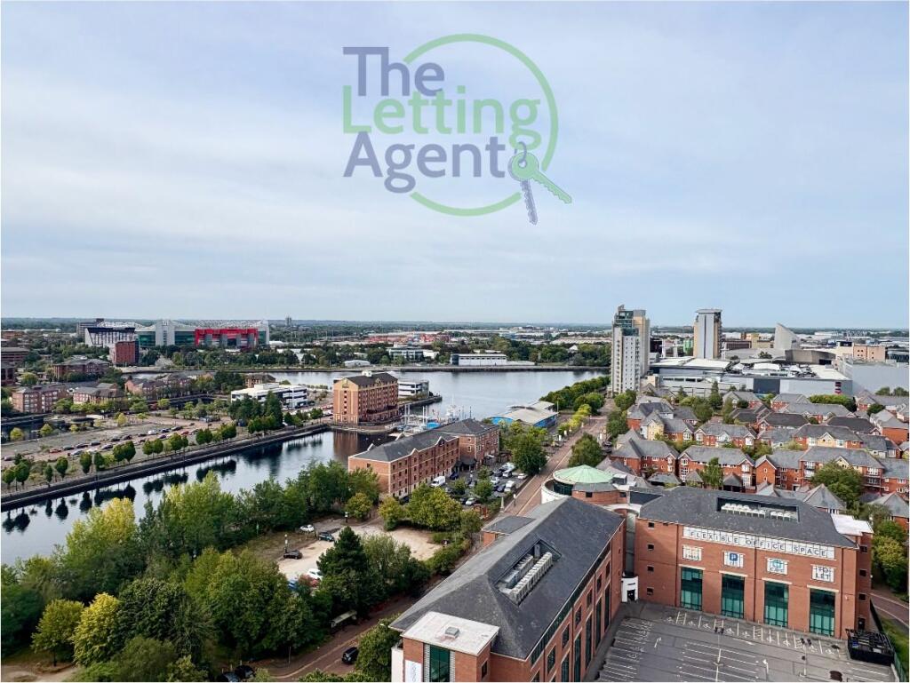 View across Salford Quays from 17th Floor