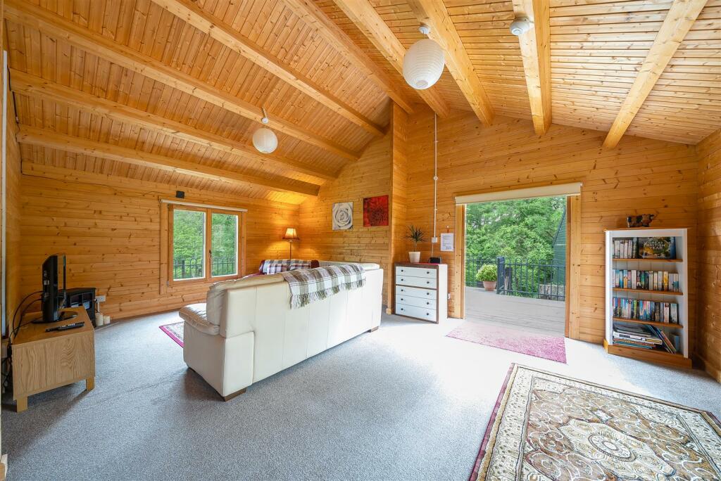 Wooden House - living room