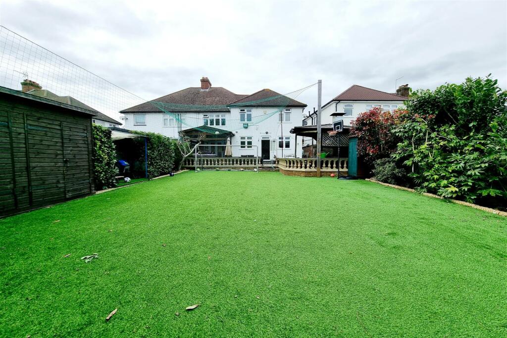 REAR ELEVATION OF PROPERTY: