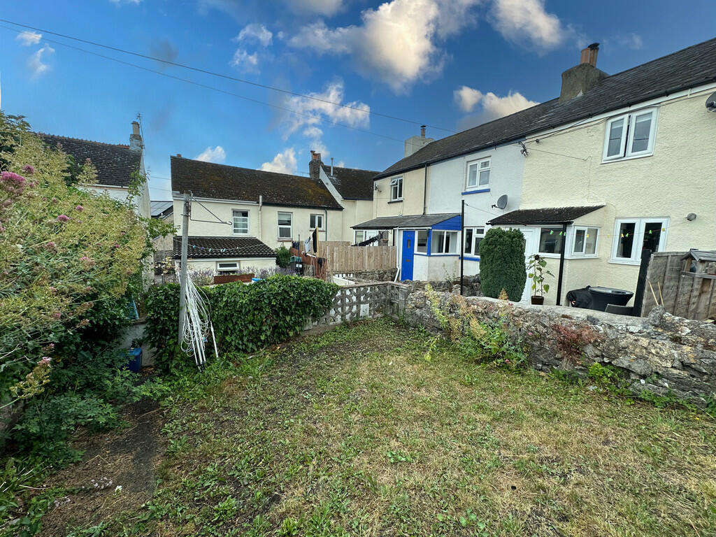 Rear of property