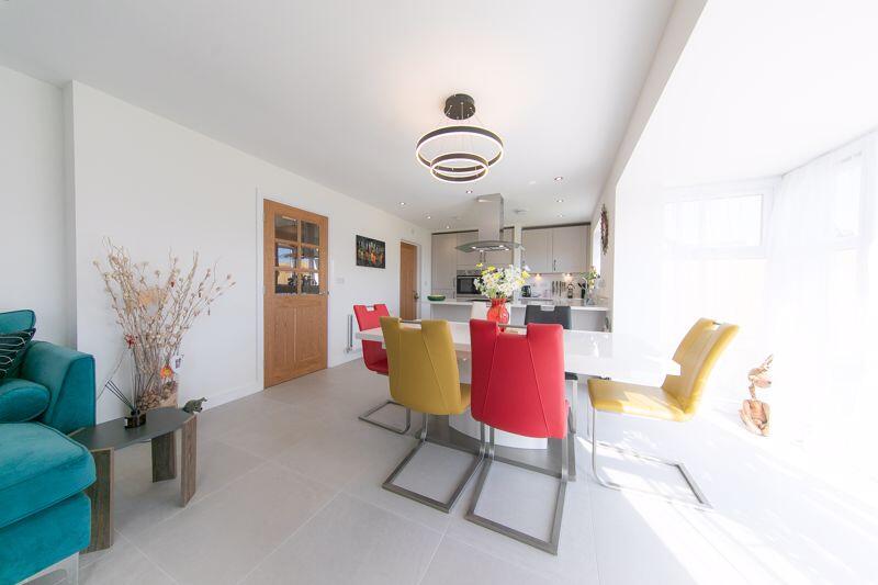 Dining area and kitchen